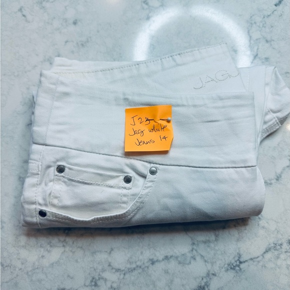 JAG Jeans Womens Pull On High Rise Slim Ankle Jeans Size 14 - Picture 11 of 11